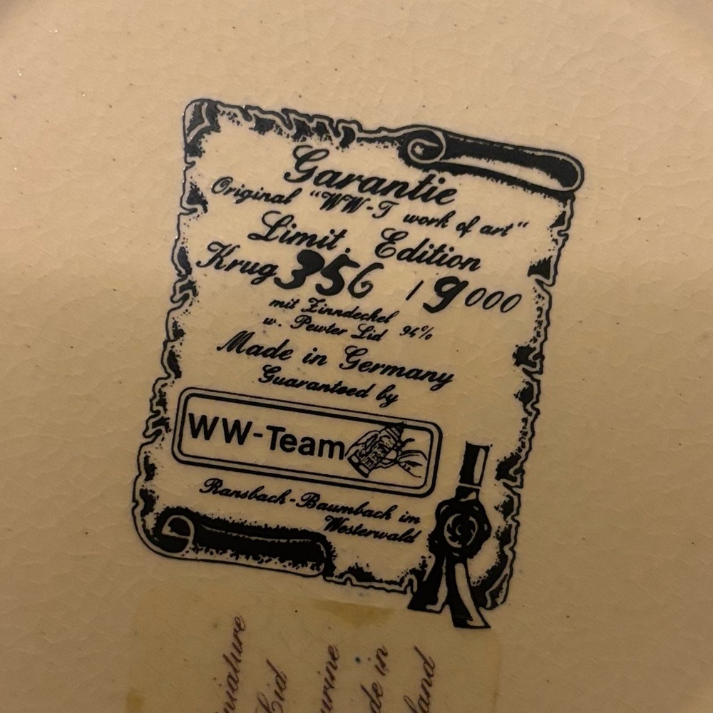🇺🇸WW Team Limited Edition Steins Mug - Picture 6 of 6